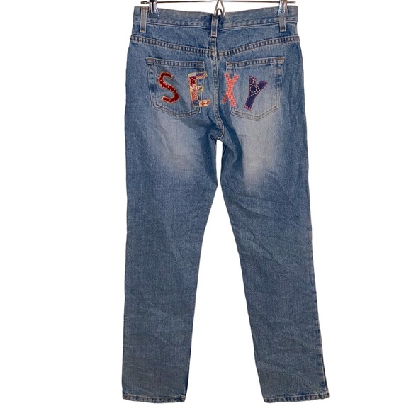 LONDONJEAN Denim - Vintage LondonJean Patch Work Sexy Jeans Size 2